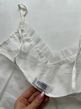 Load image into Gallery viewer, White lightweight summer cami top 90s y2k vintage (M)