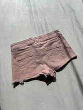 Load image into Gallery viewer, Baby pink denim low rise mini/ micro short (XS)