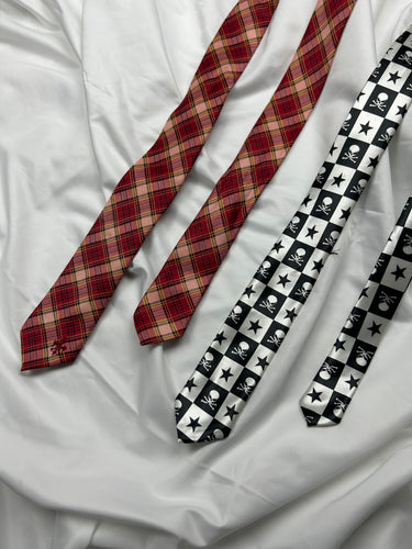 Graphic print y2k vintage tie