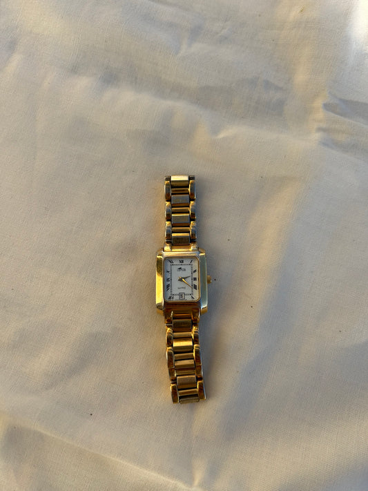 Vintage stainless steel gold watch jewelry