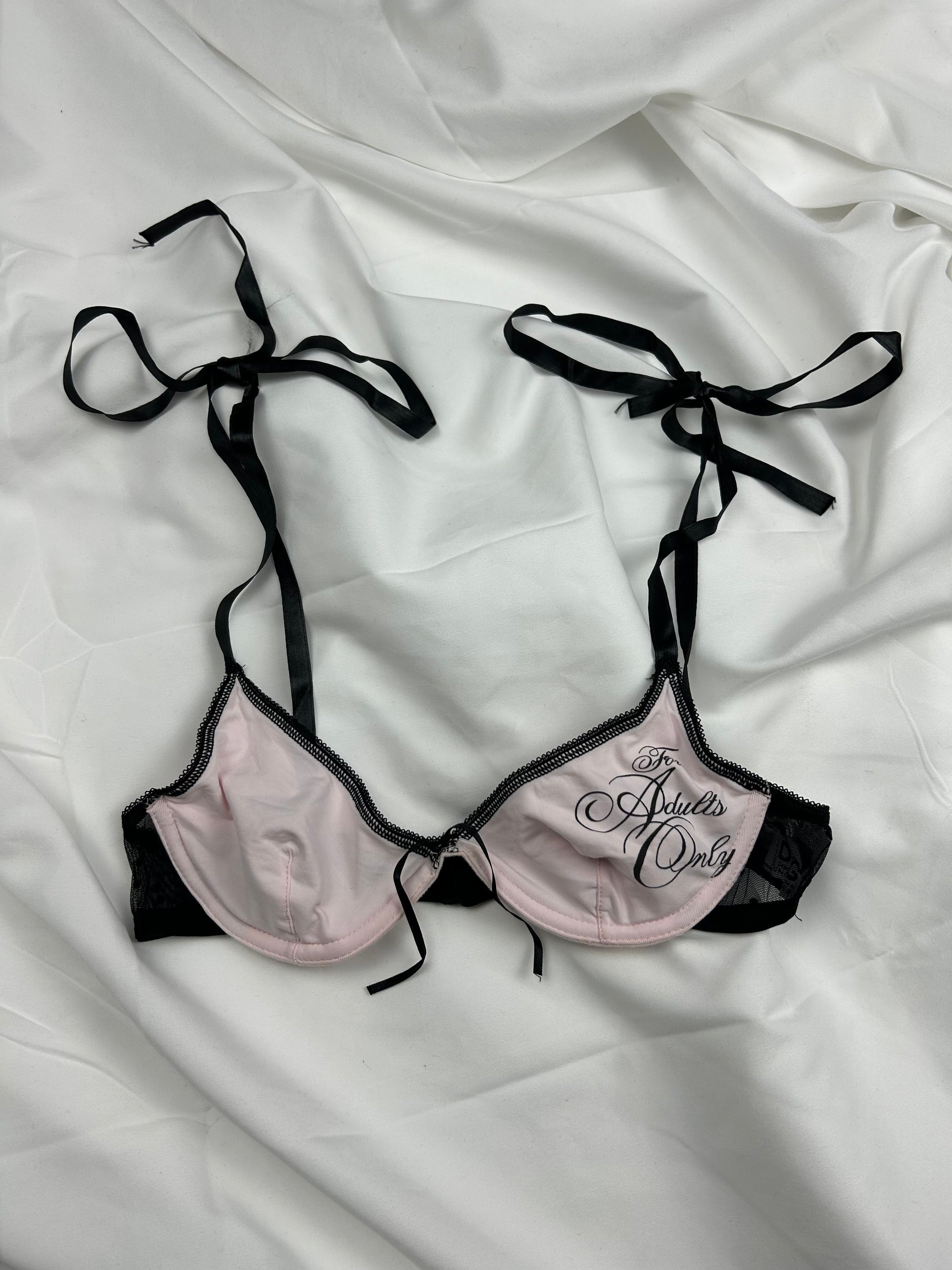 Logo balcony vintage bra