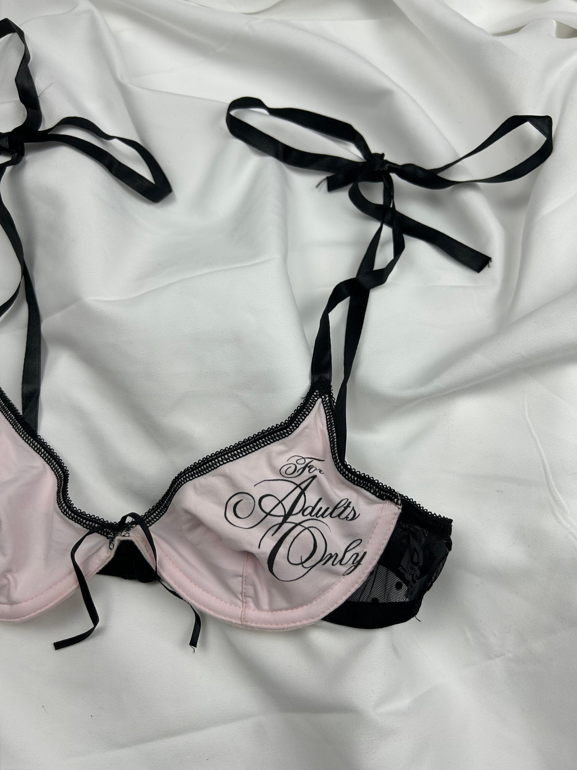 Logo balcony vintage bra