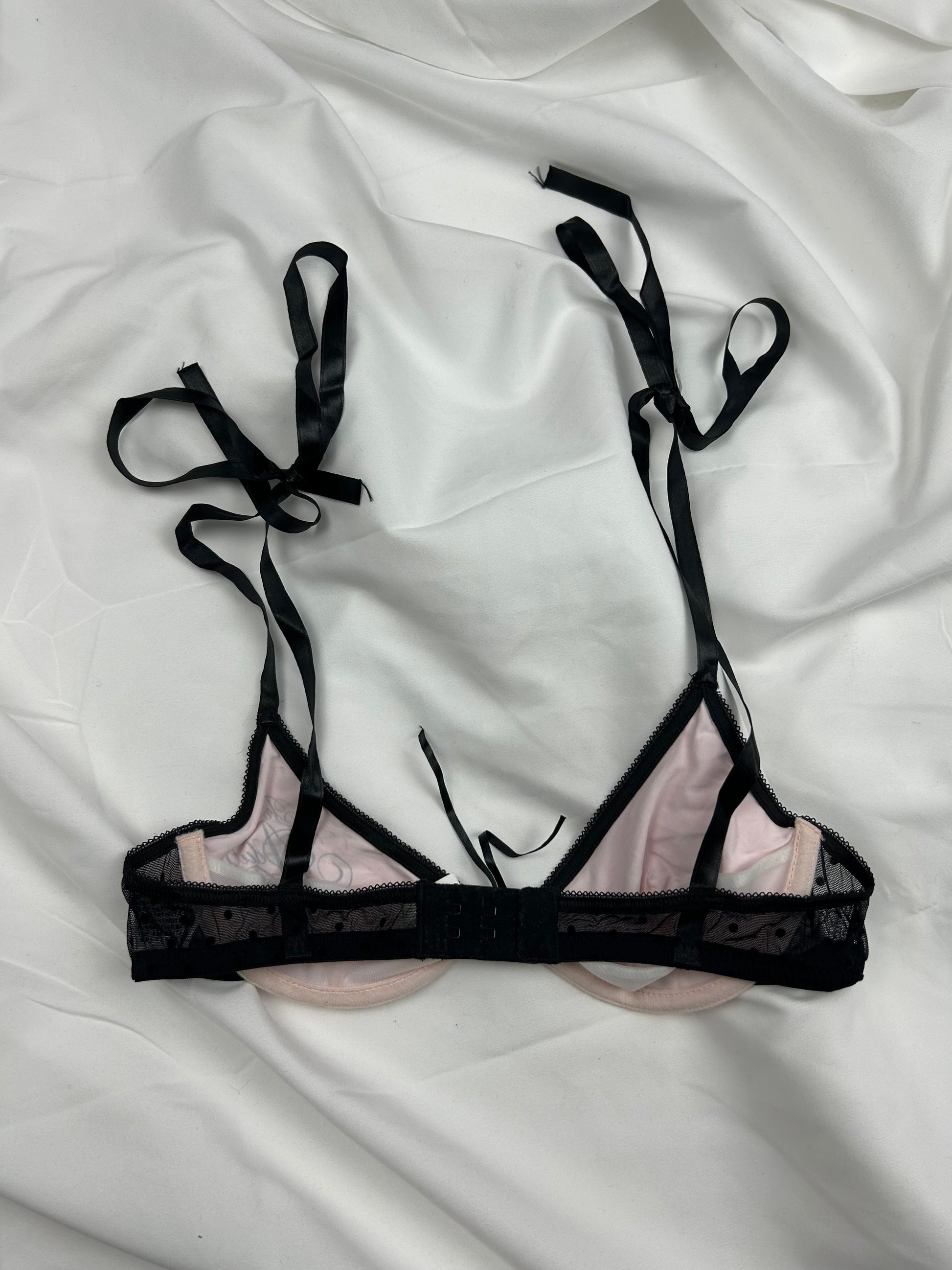 Logo balcony vintage bra