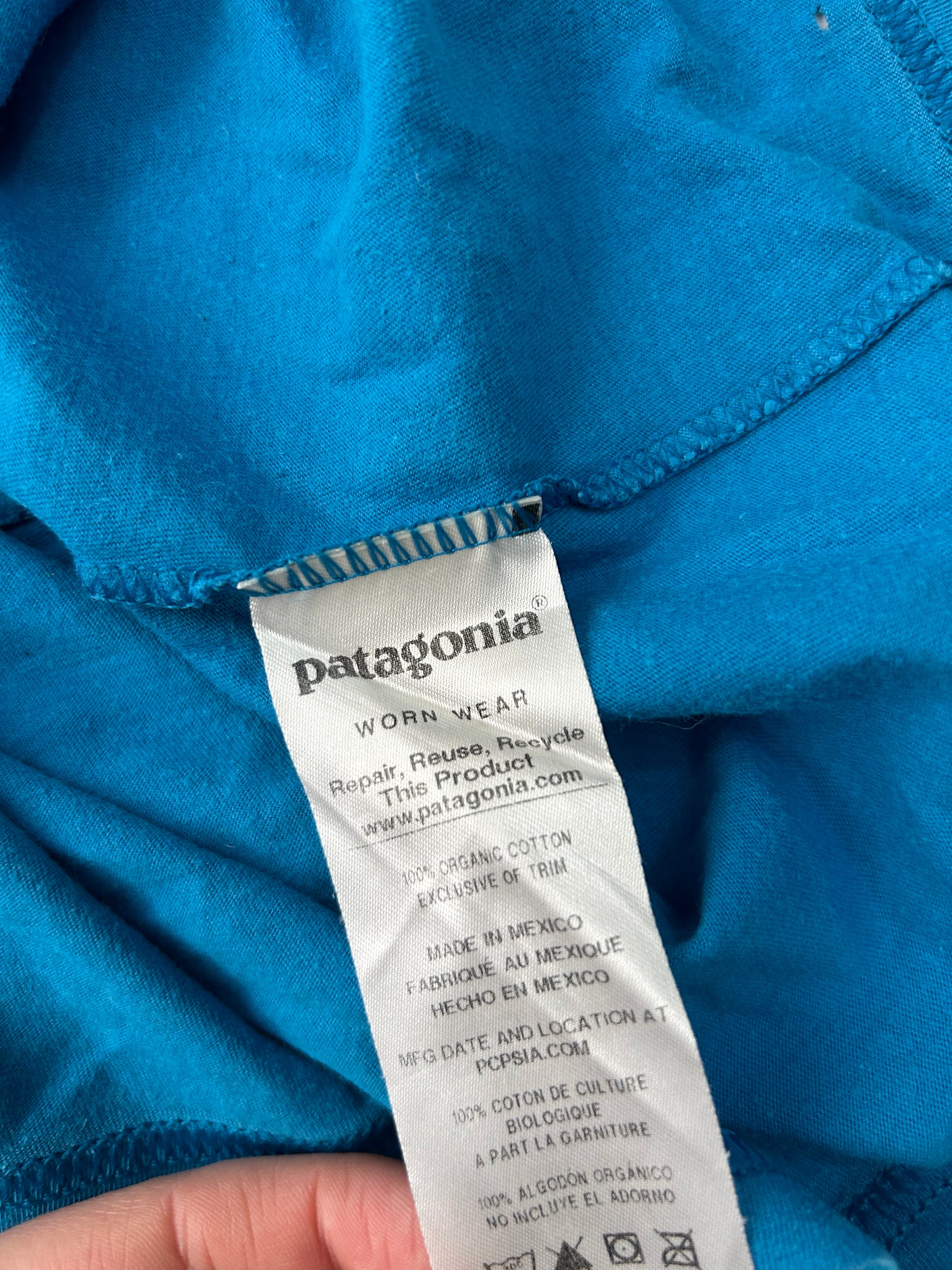 Patagonia y2k 90s y2k vintage logo tee (S/M)