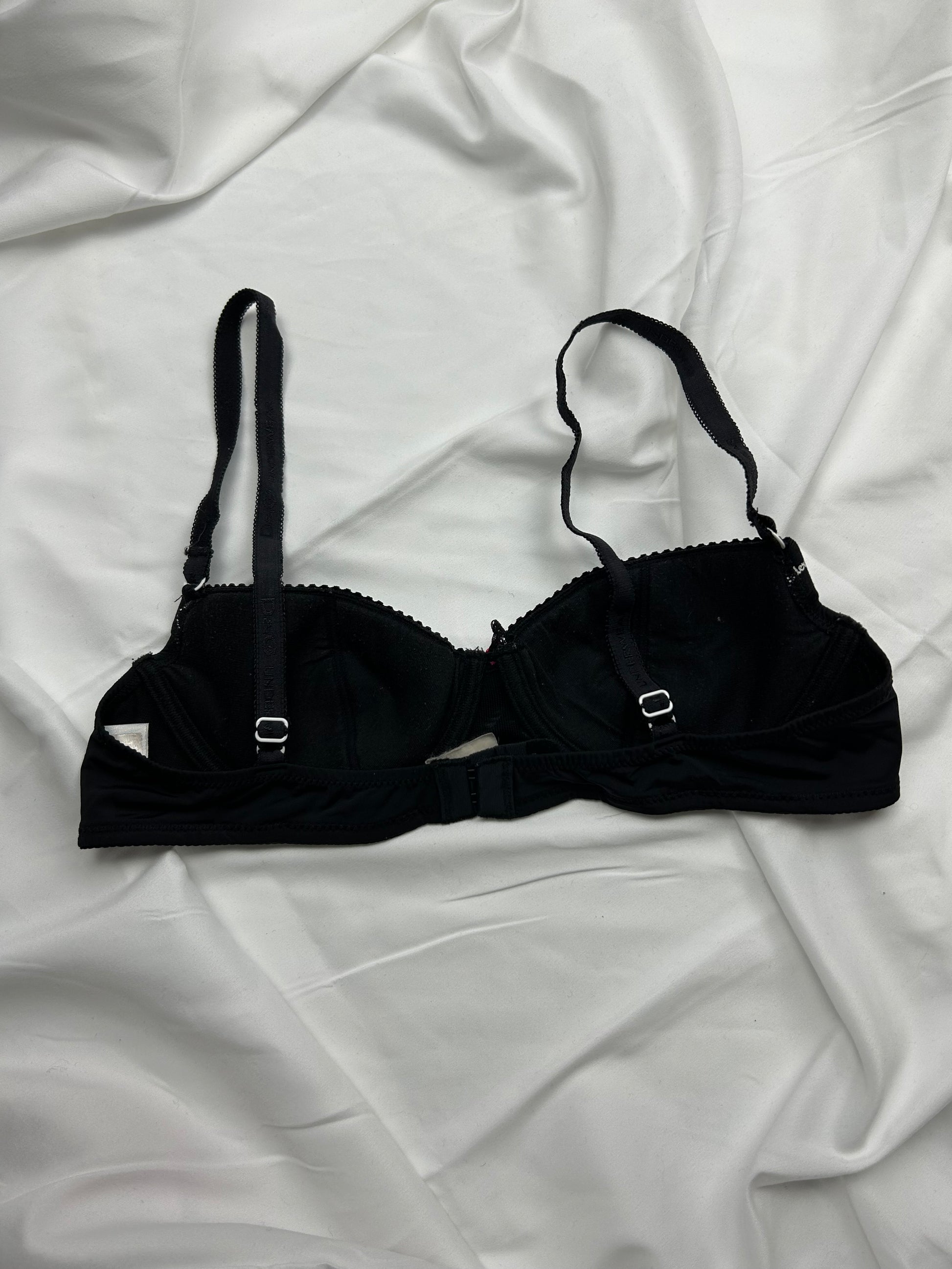 Logo balcony vintage bra