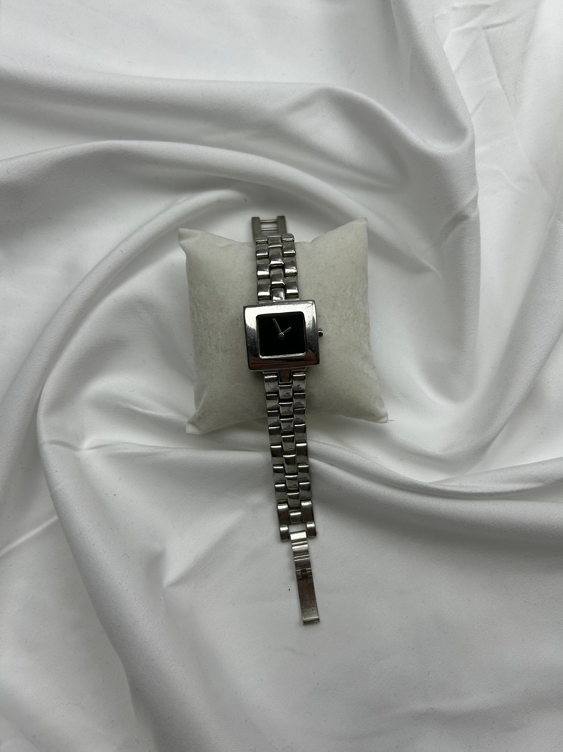 Vintage  silver inox  bracelet watch jewelry