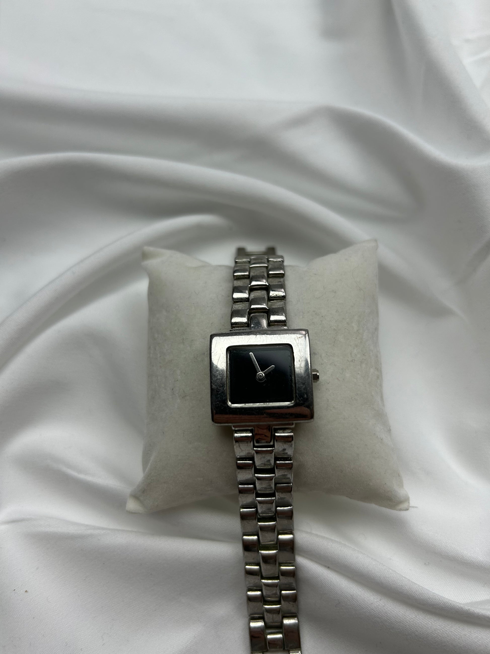 Vintage  silver inox  bracelet watch jewelry