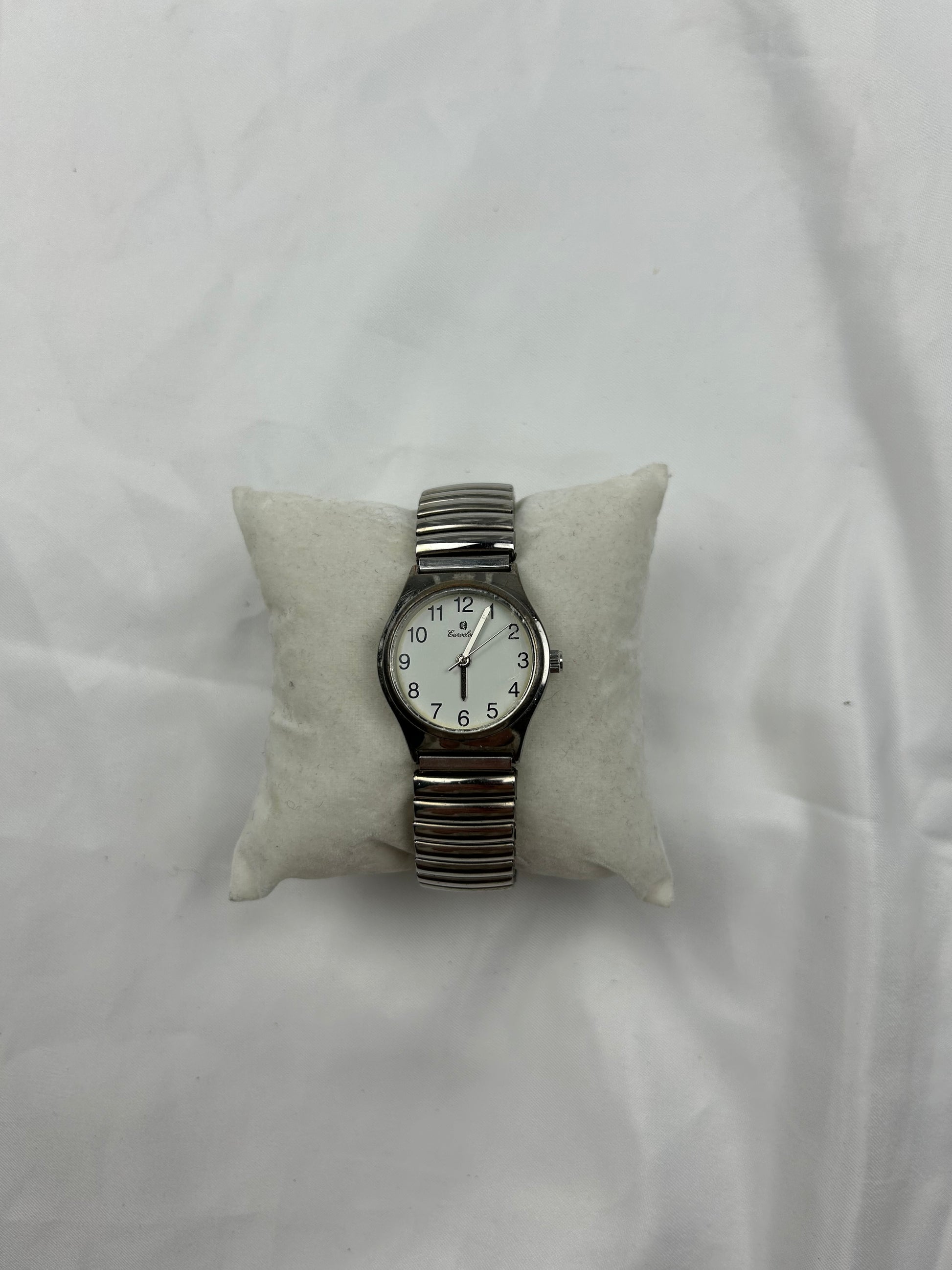 Vintage stainless steel silver watch jewelry