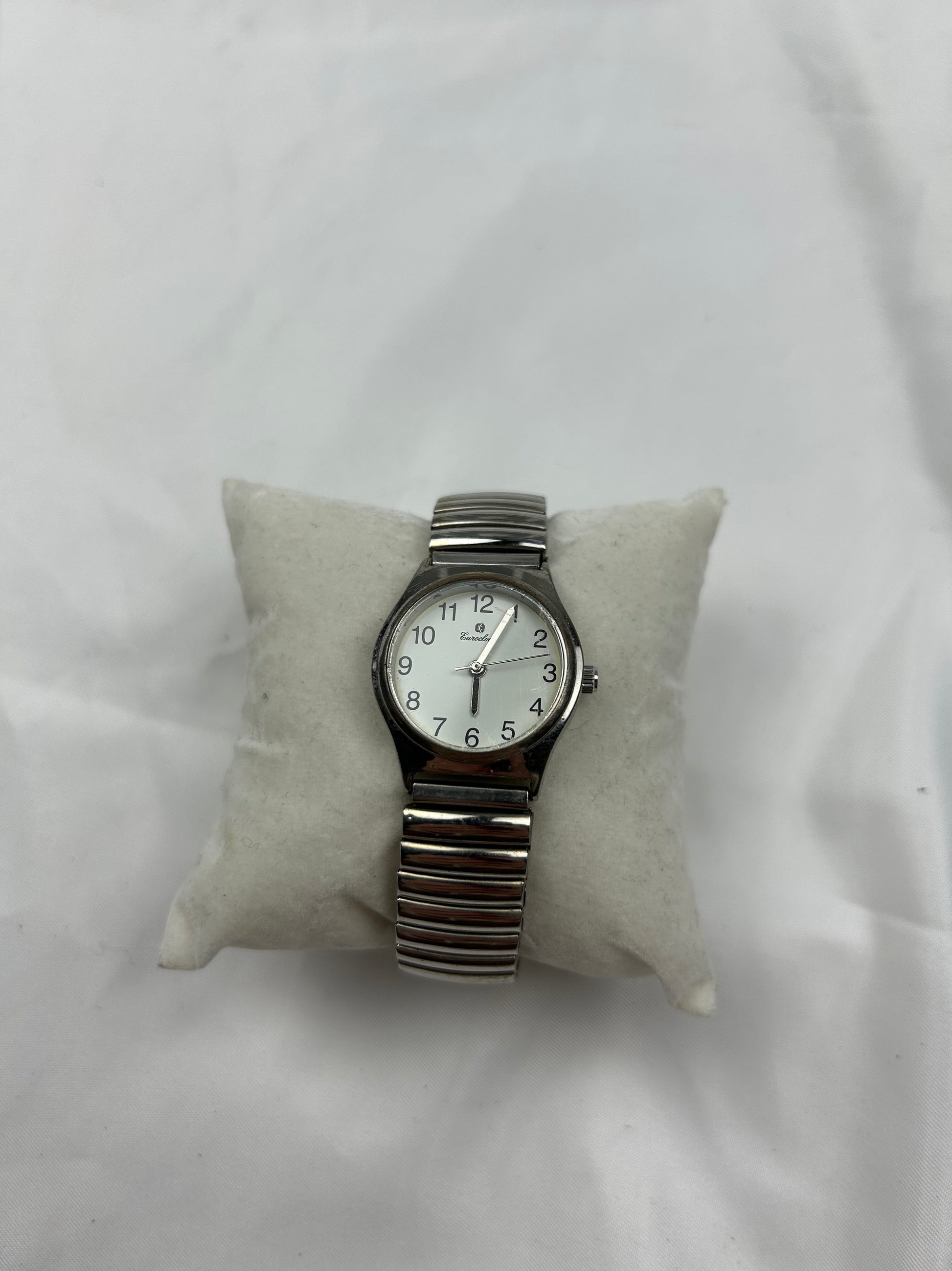 Vintage stainless steel silver watch jewelry