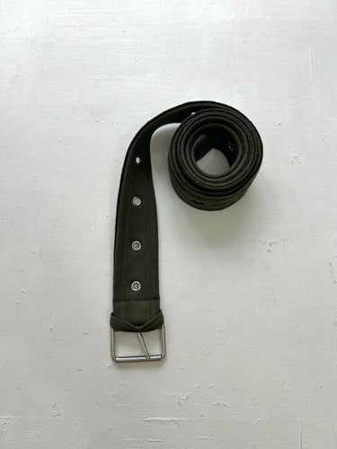 Khaki utility velvet y2k vintage belt