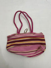 Load image into Gallery viewer, Pink striped small besace knitted shoulder bag y2k vintage