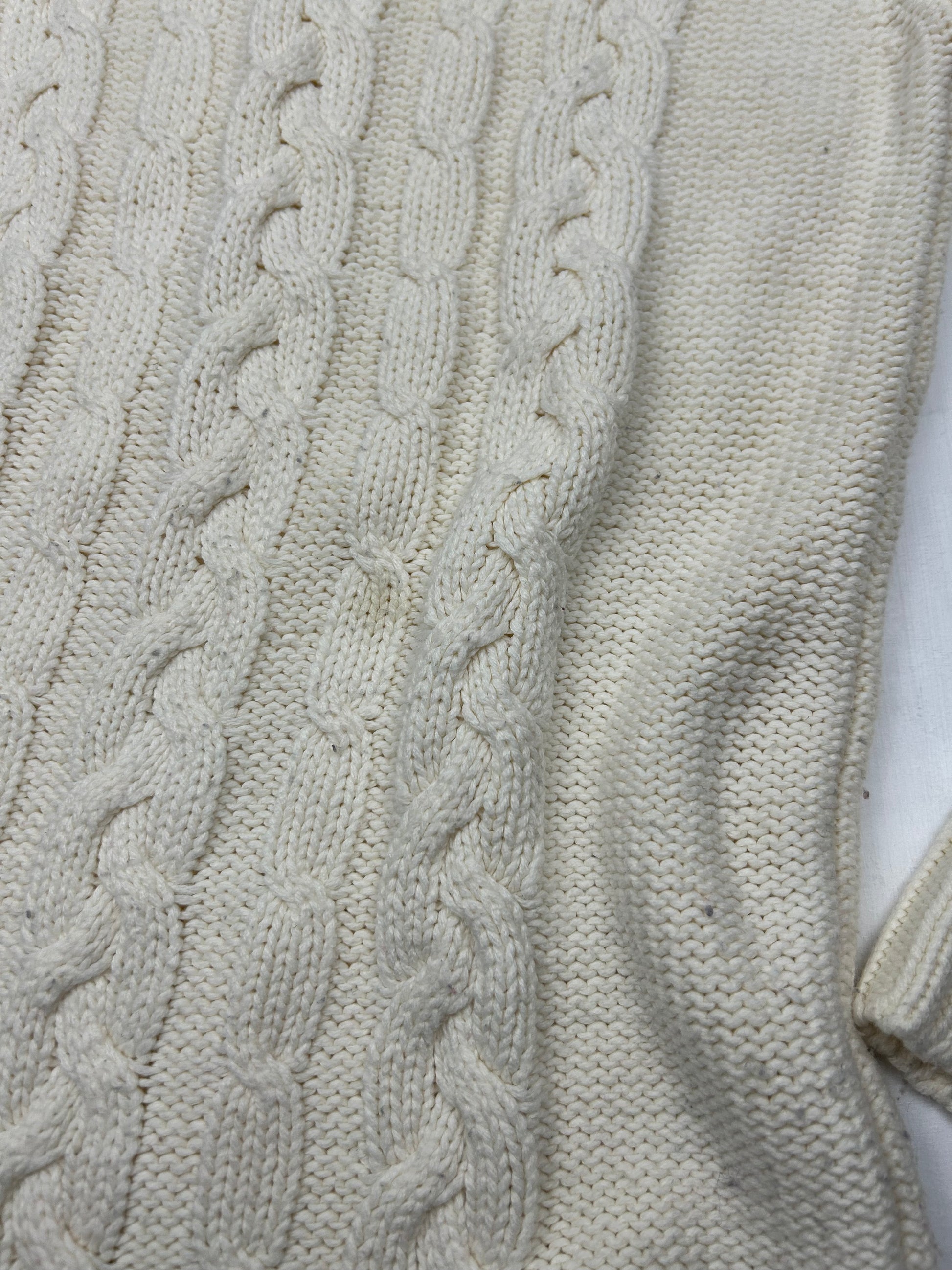 White cream knitted jumper (S/M)