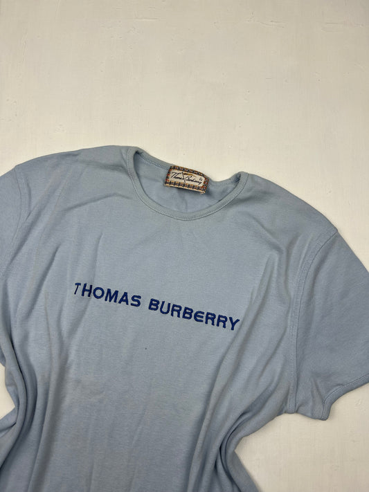 Baby blue logo tee (L)