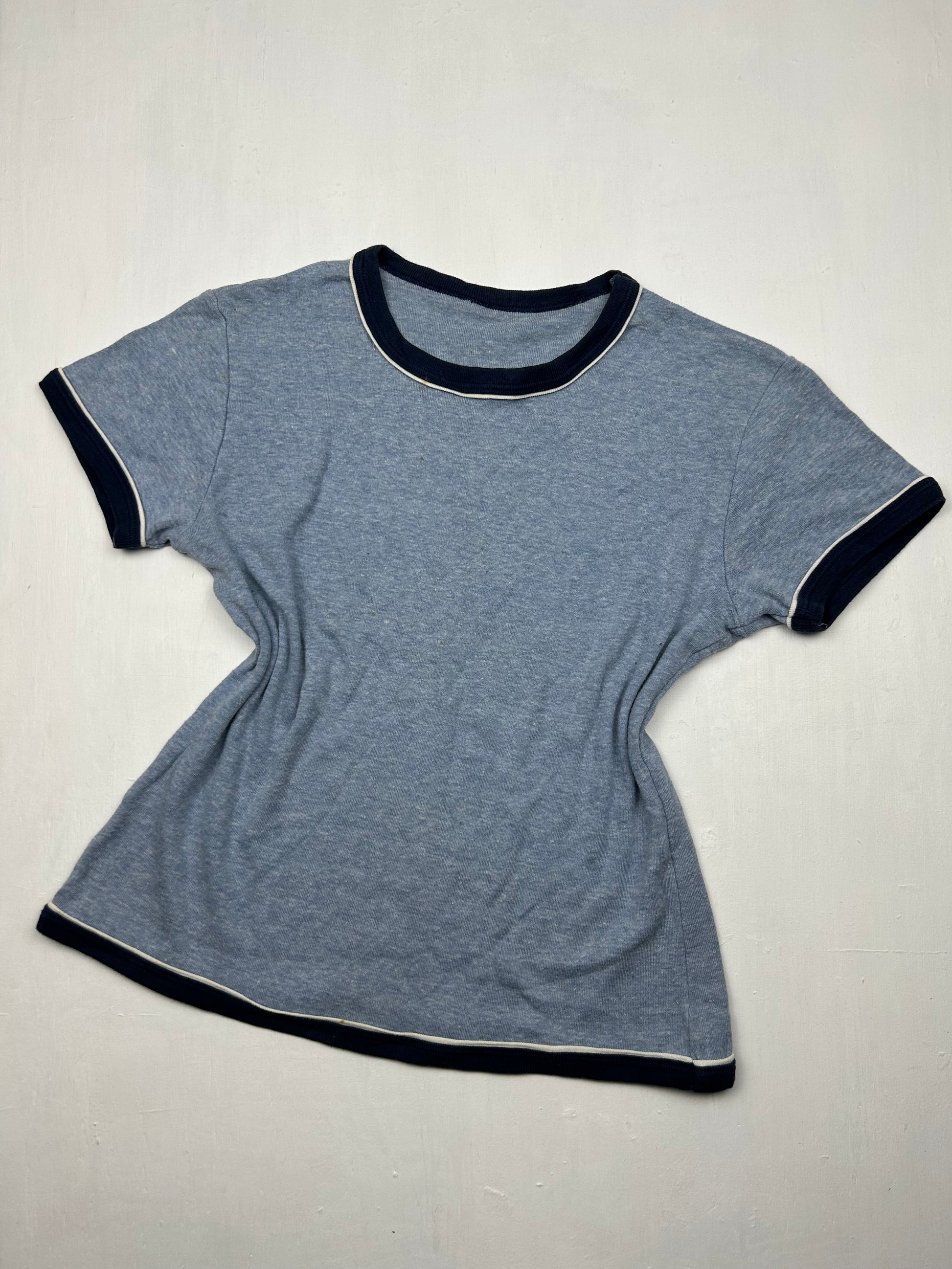 Blue grey cotton tee (S/M)