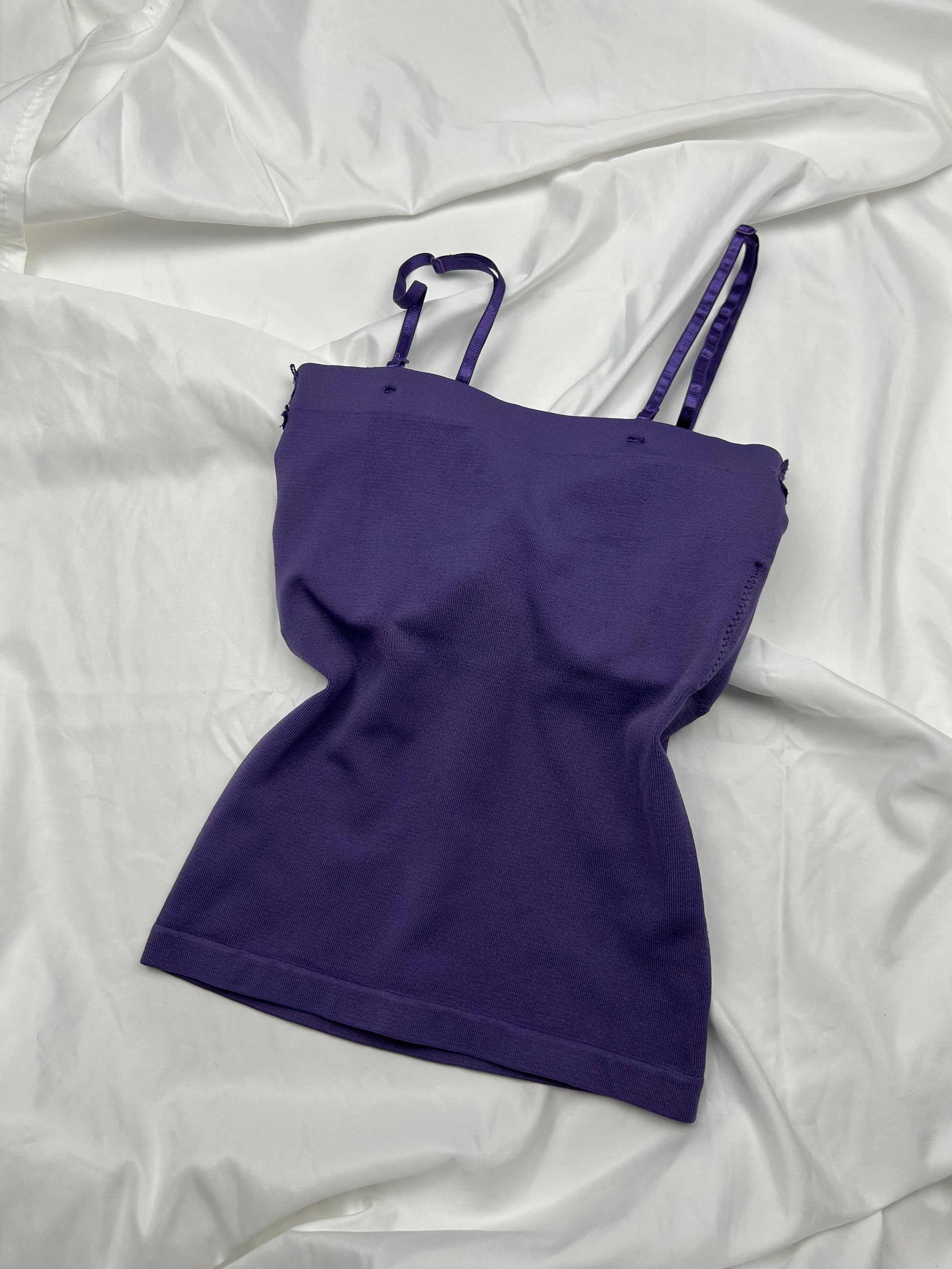 Purple padded lace cami top (XS)