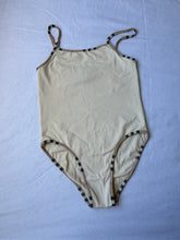 Load image into Gallery viewer, White cream &amp; nova check swimsuit body (XS)