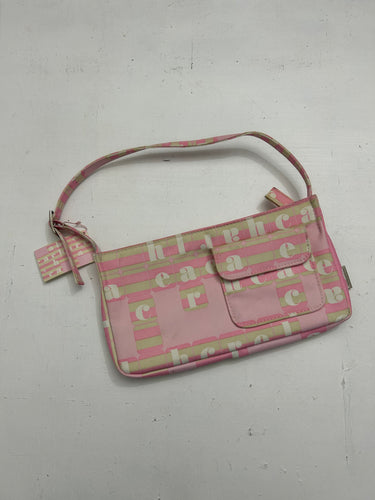 Baby pink pockets y2k shoulder bag