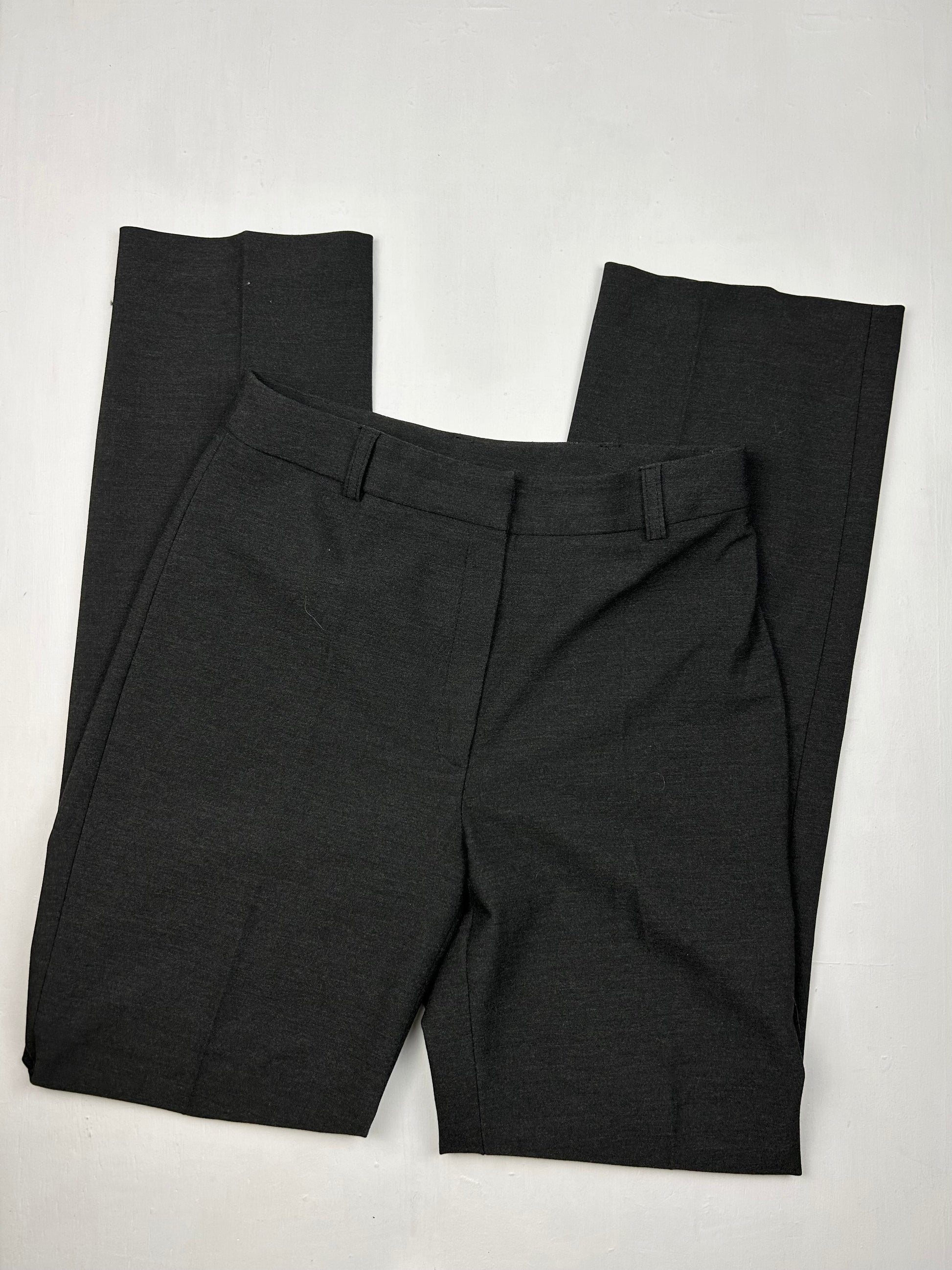 Grey high waisted office pants (S)