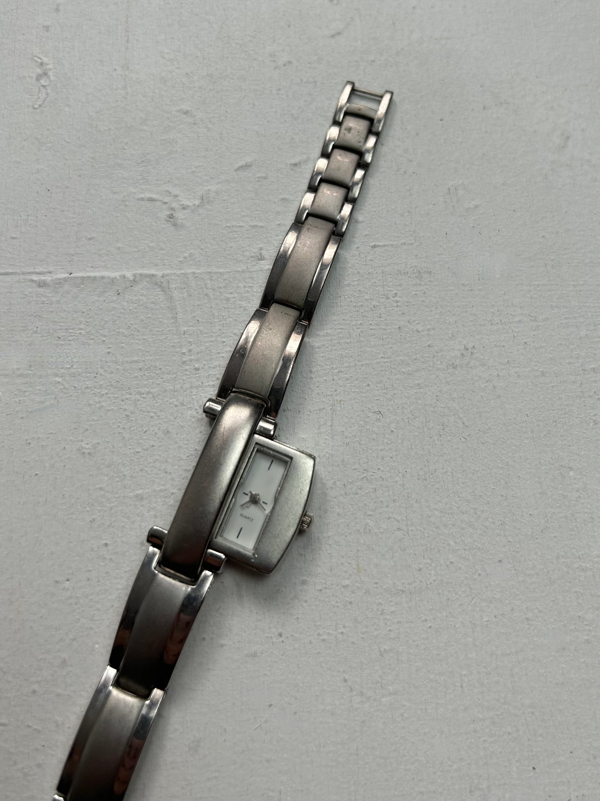 Vintage stainless steel  bracelet watch jewelry