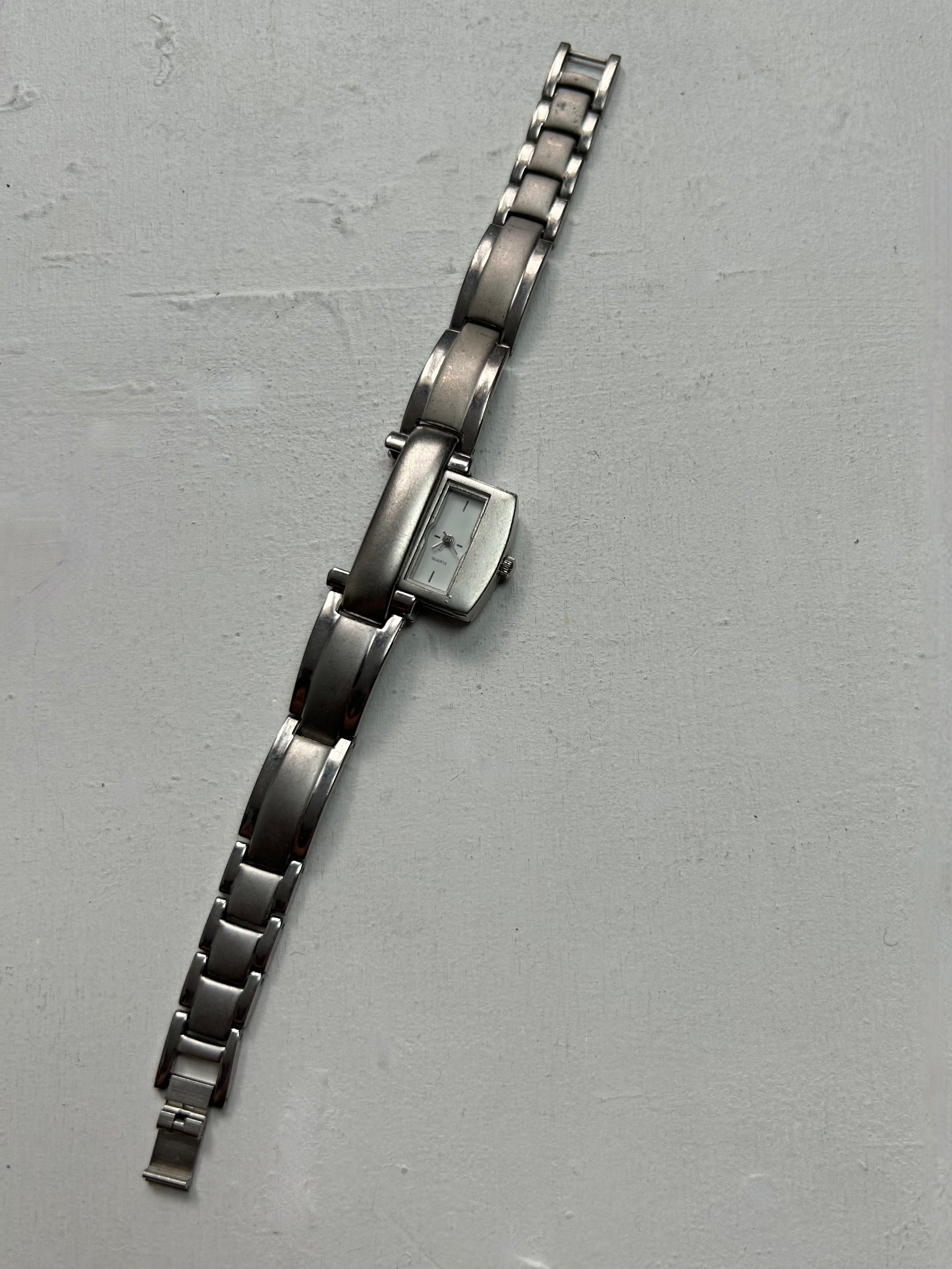 Vintage stainless steel  bracelet watch jewelry