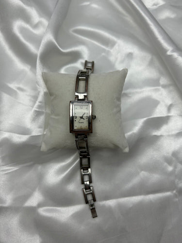 Vintage  silver inox  bracelet watch jewelry