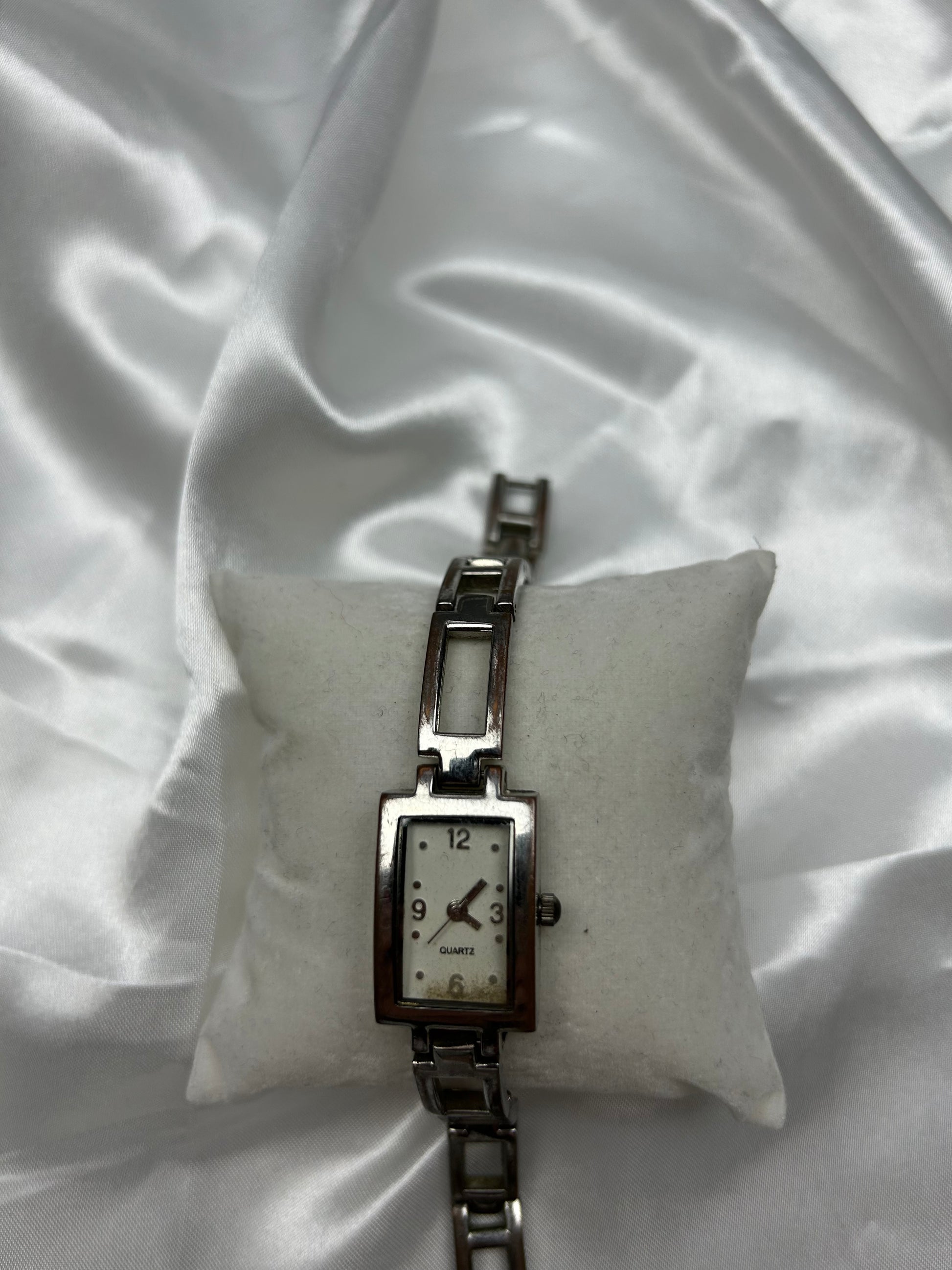 Vintage  silver inox  bracelet watch jewelry