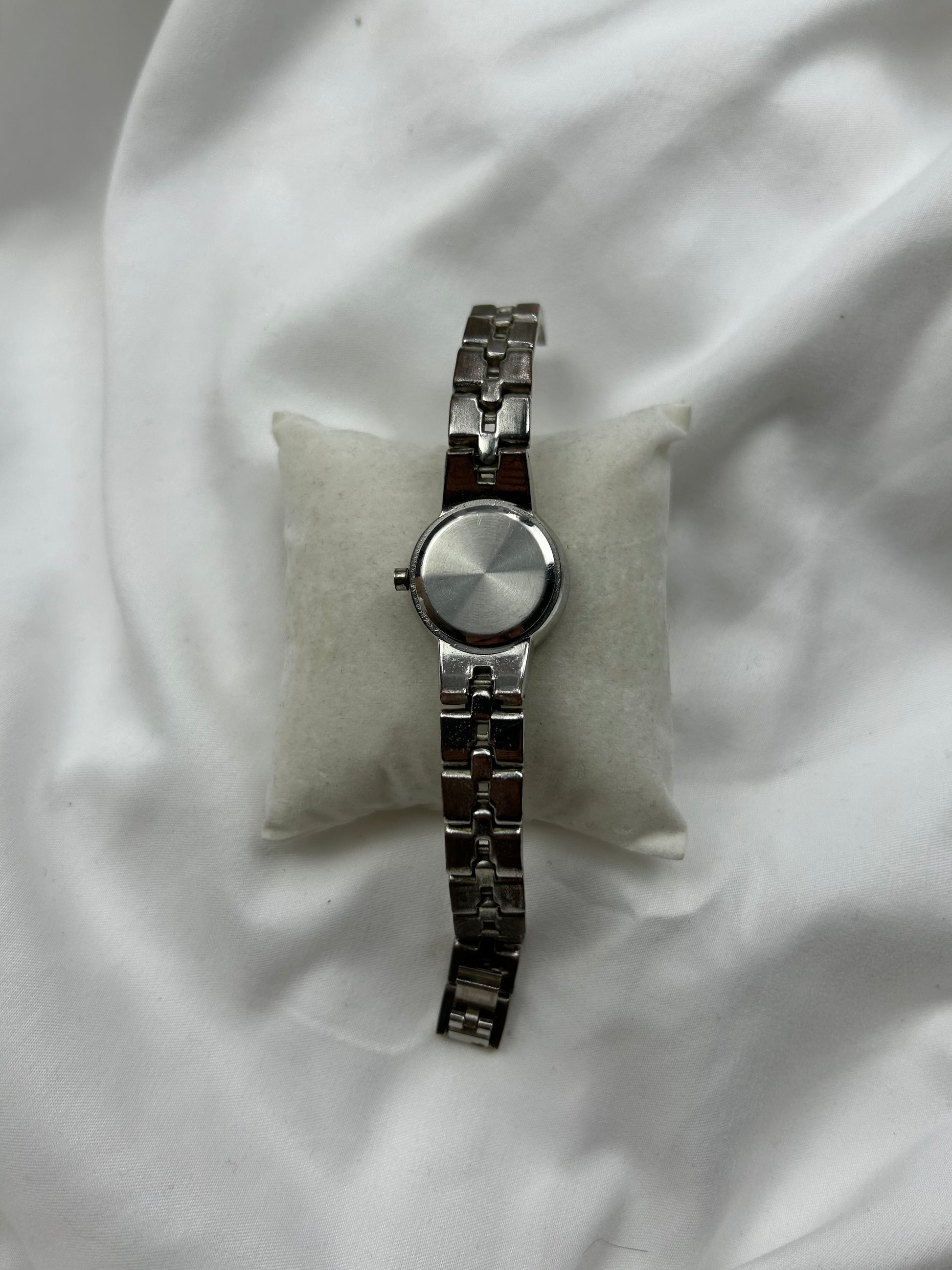 Vintage stainless steel silver watch jewelry