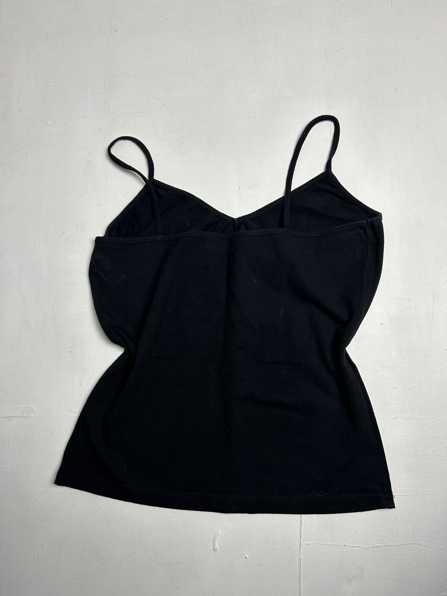 Black stretchy basic cami top (S/M)