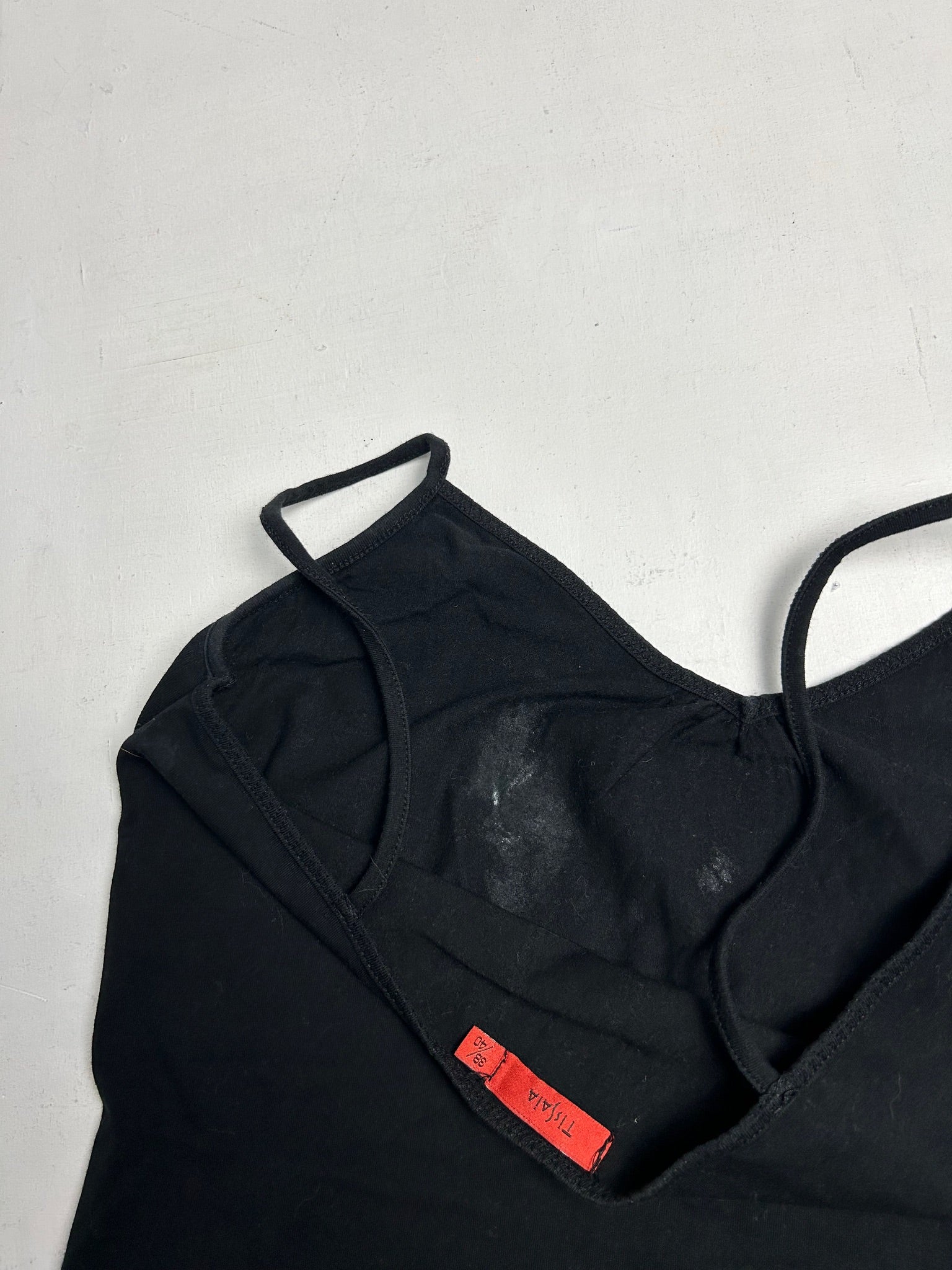 Black stretchy basic cami top (S/M)