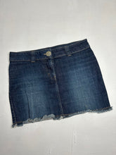 Load image into Gallery viewer, Navy blue low rise denim mini / micro skirt 90s y2k vintage (S)