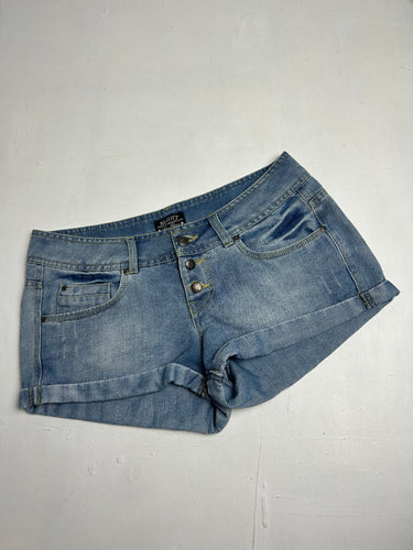 Blue denim mini / micro short y2k vintage (S)