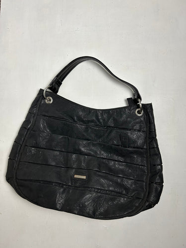 Black uni shoulder bag