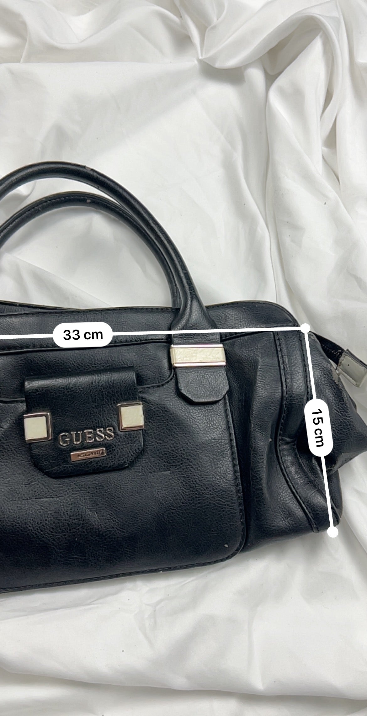 Black uni shoulder bag