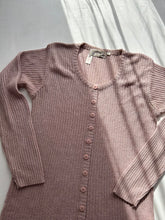 Load image into Gallery viewer, Baby pink ribbed cardigan jumper (S/M)