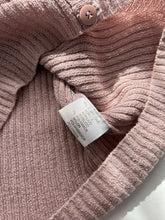 Load image into Gallery viewer, Baby pink ribbed cardigan jumper (S/M)