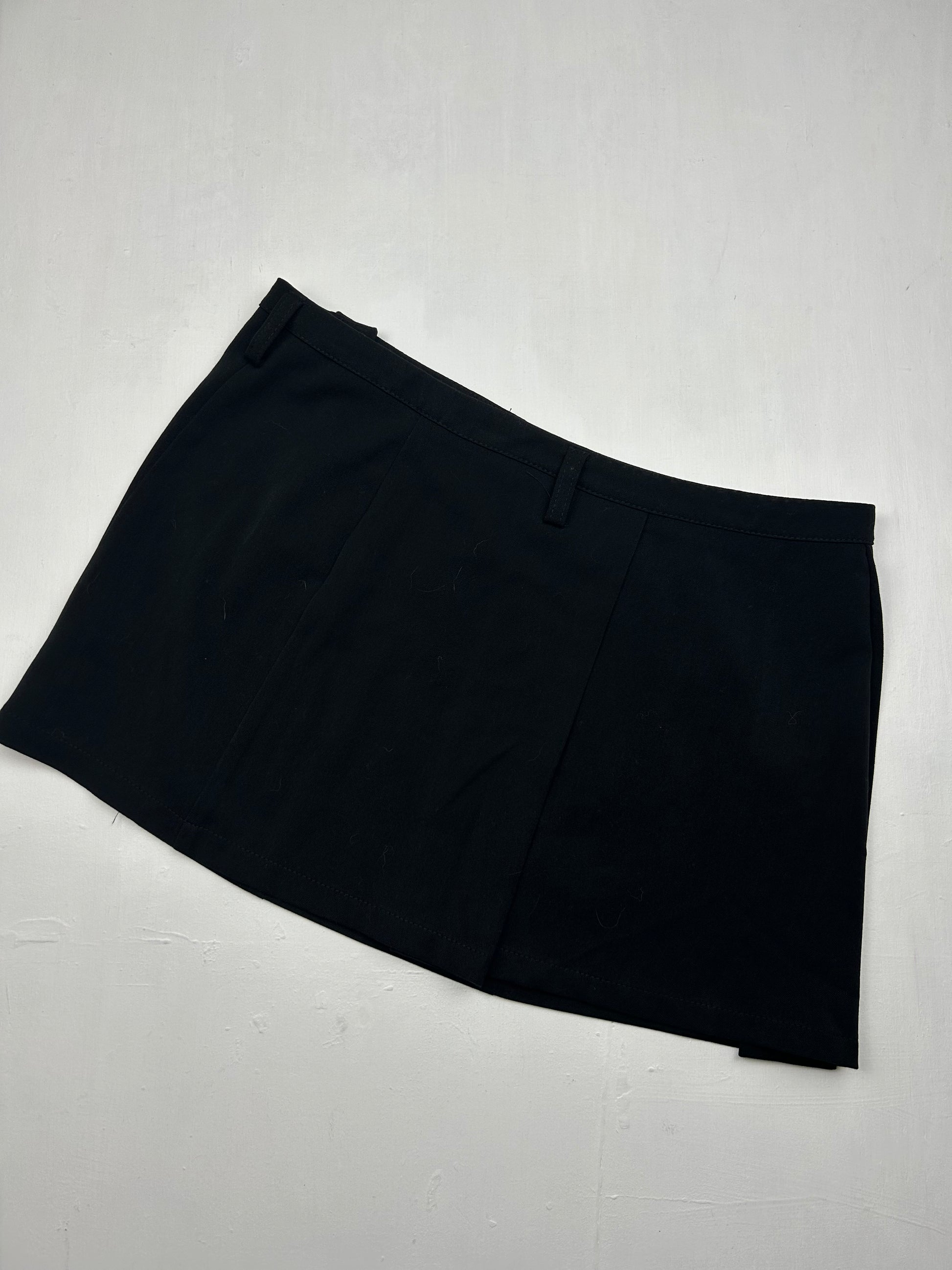 Black office mini skirt (M)