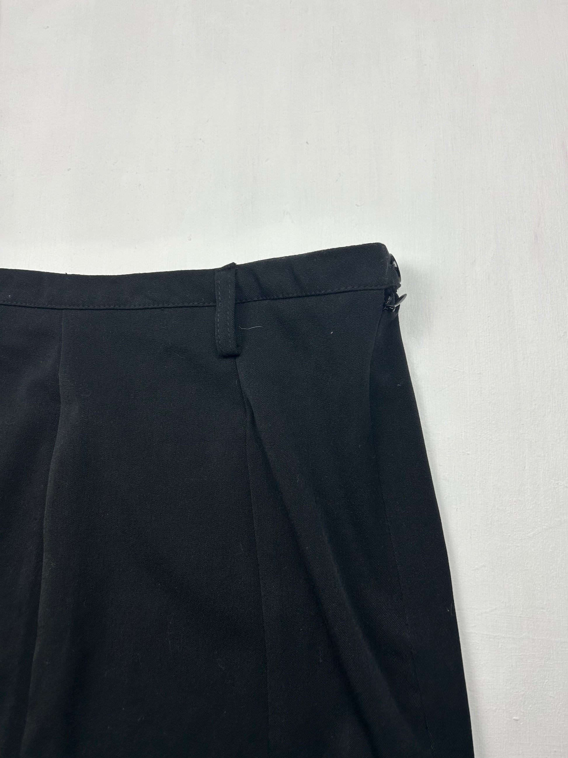 Black office mini skirt (M)