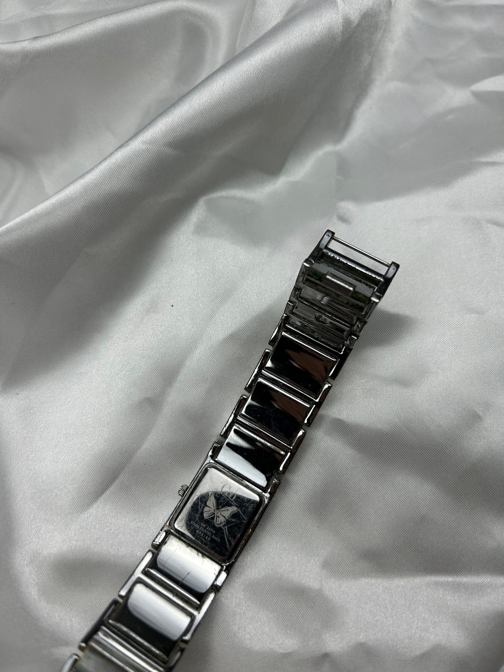 Vintage stainless steel inox bracelet watch jewelry