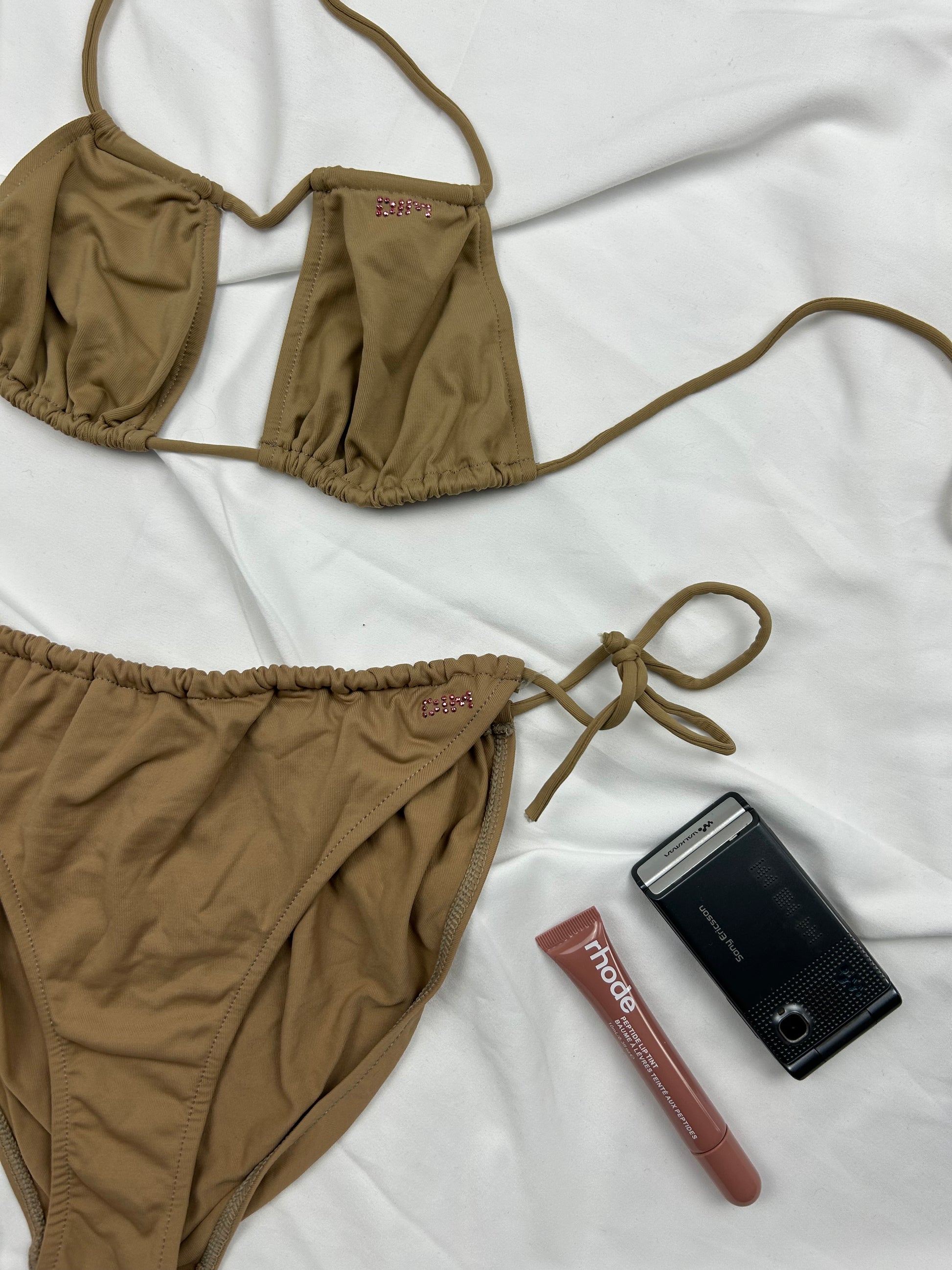 Lace up bikini set (M)