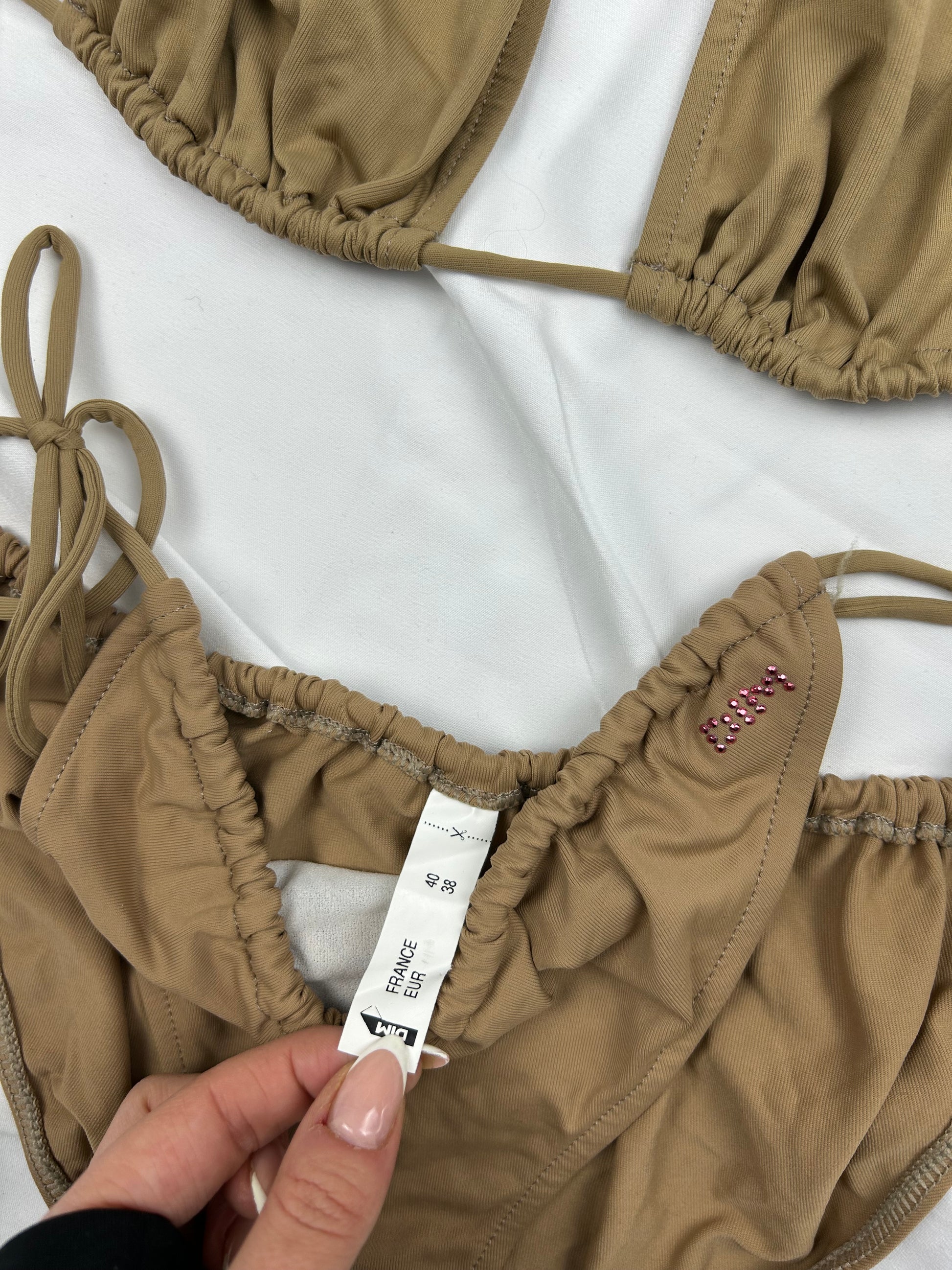 Lace up bikini set (M)