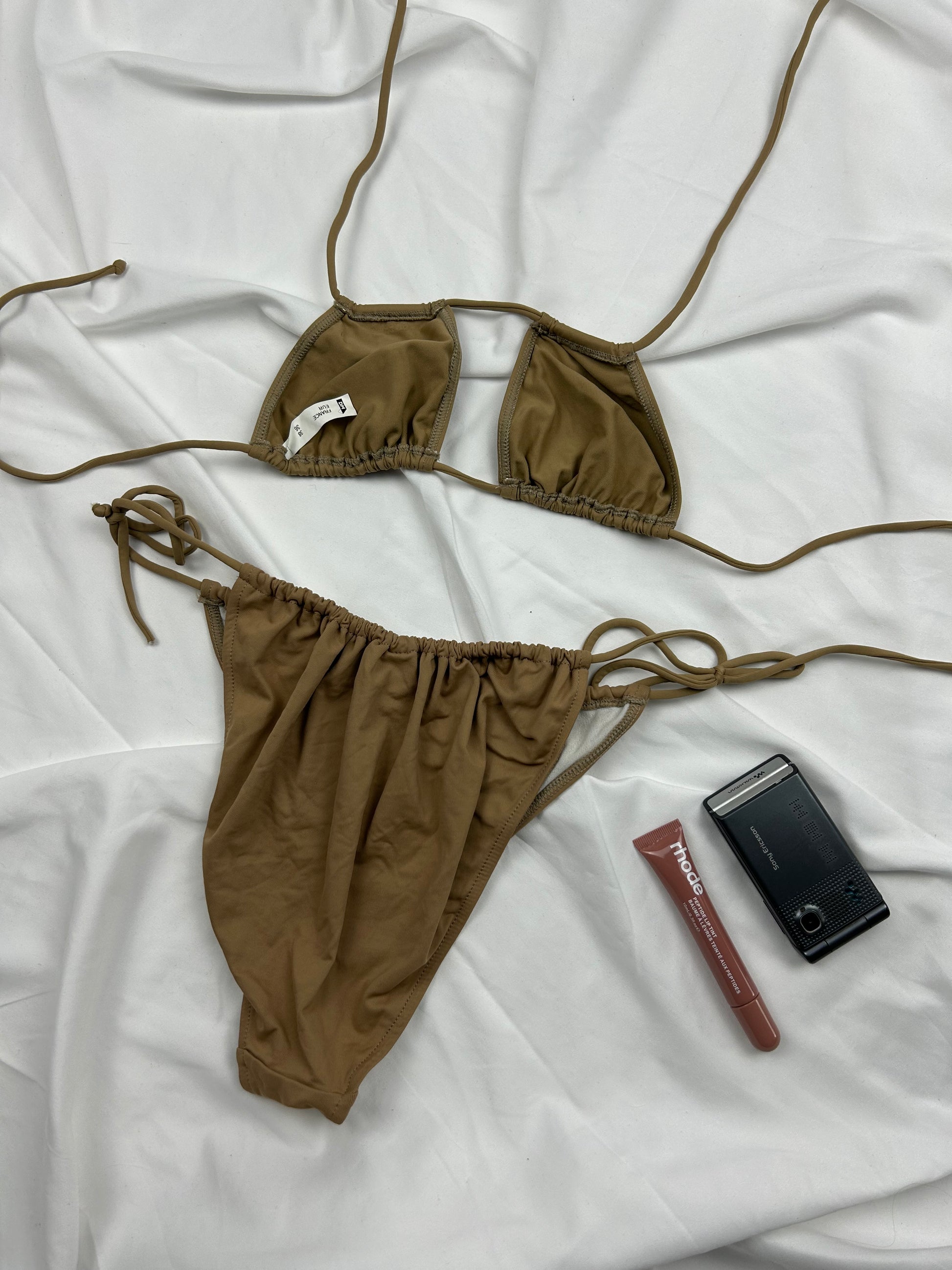 Lace up bikini set (M)