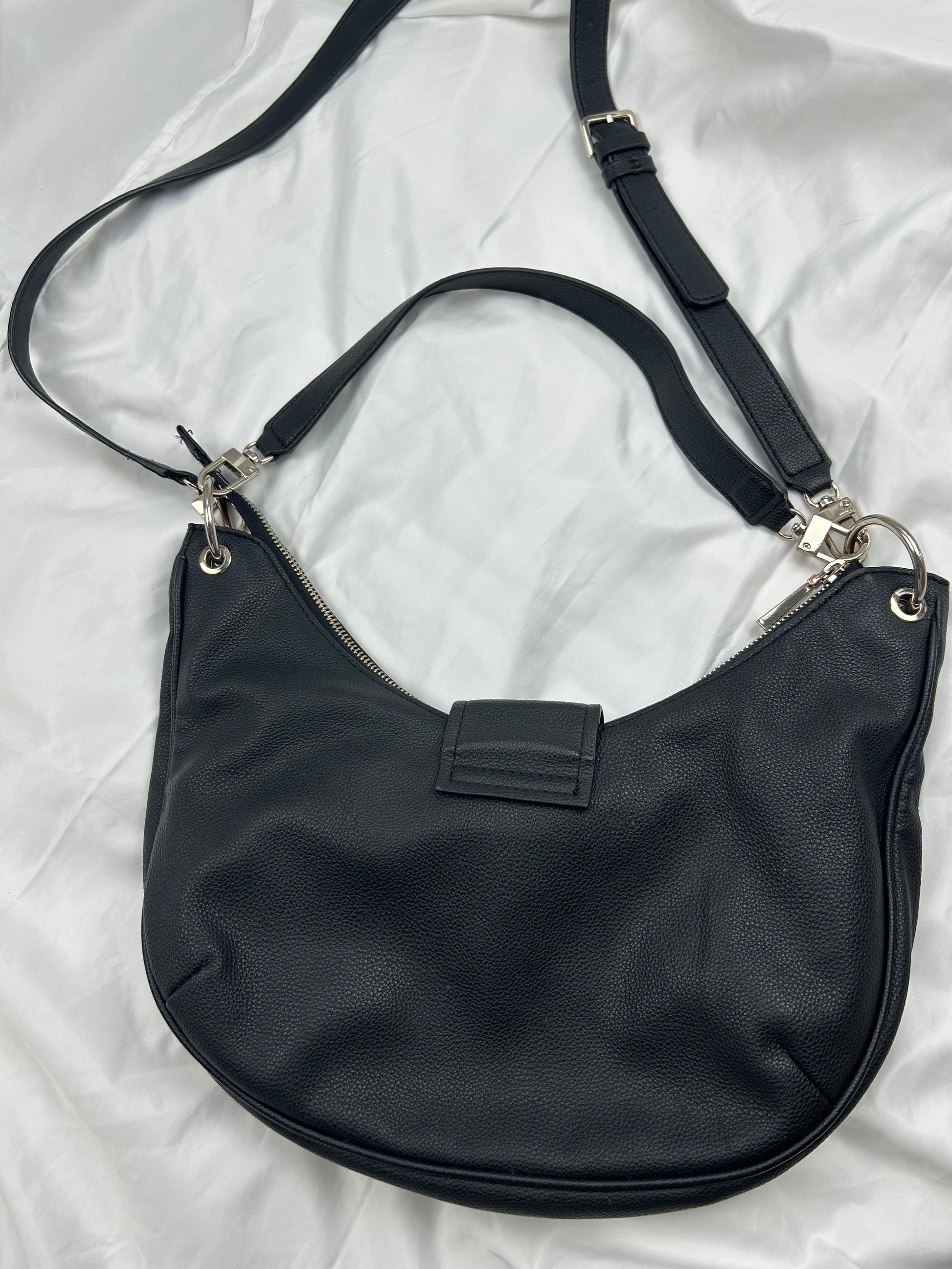 Black crossbody besace bag