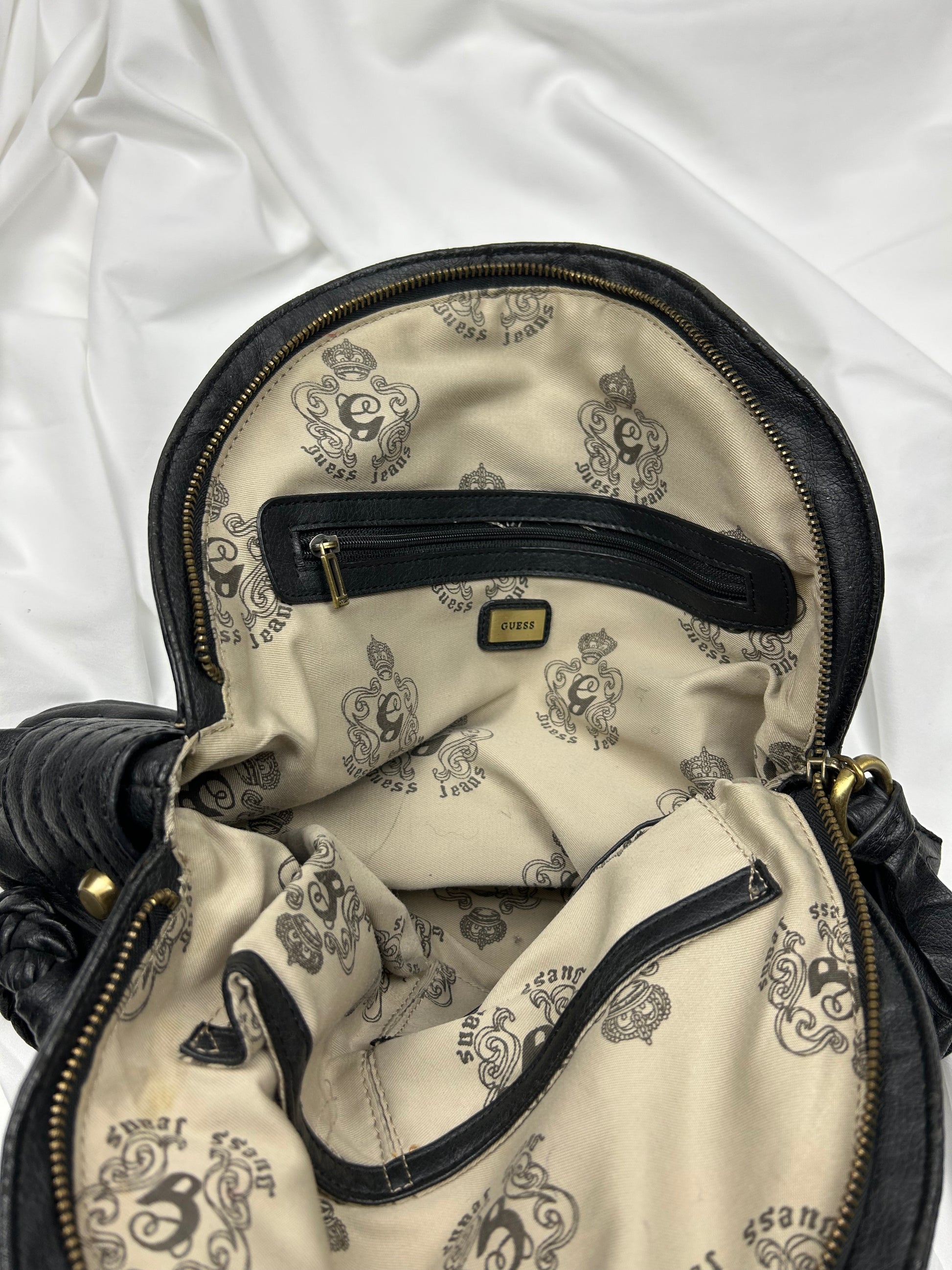 Black besace uni shoulder bag