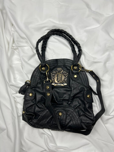 Black besace uni shoulder bag