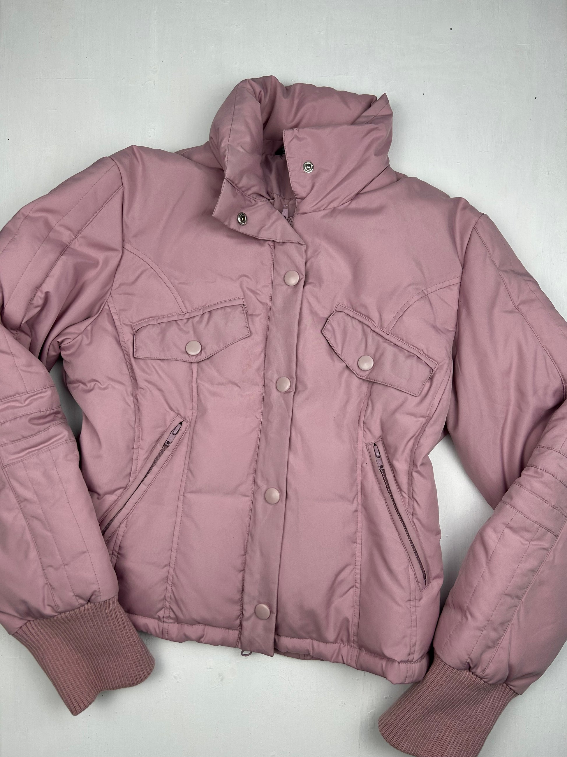 Pink duck down puffer jacket (M/L)