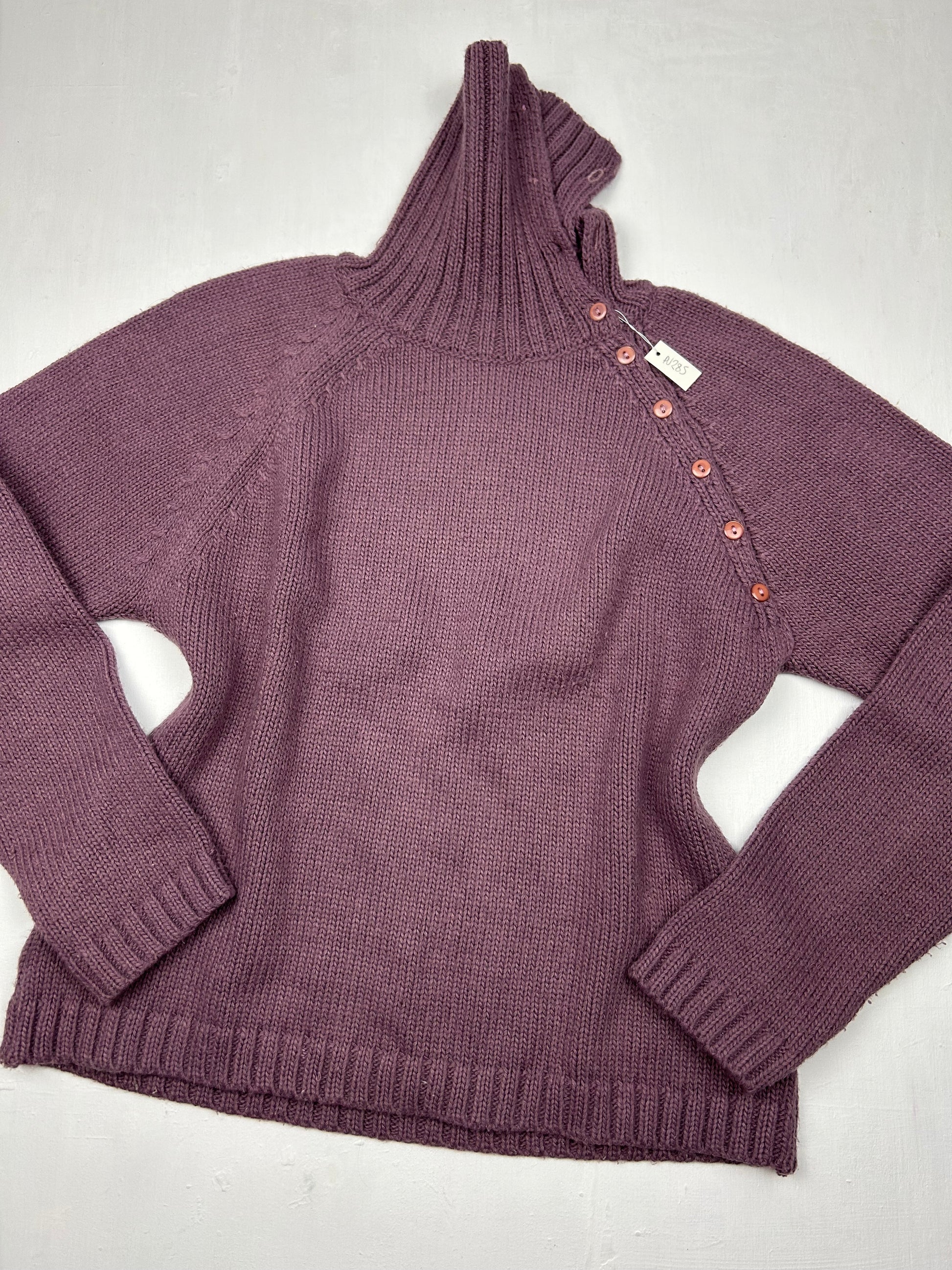 Purple turtleneck  jumper (S/M)