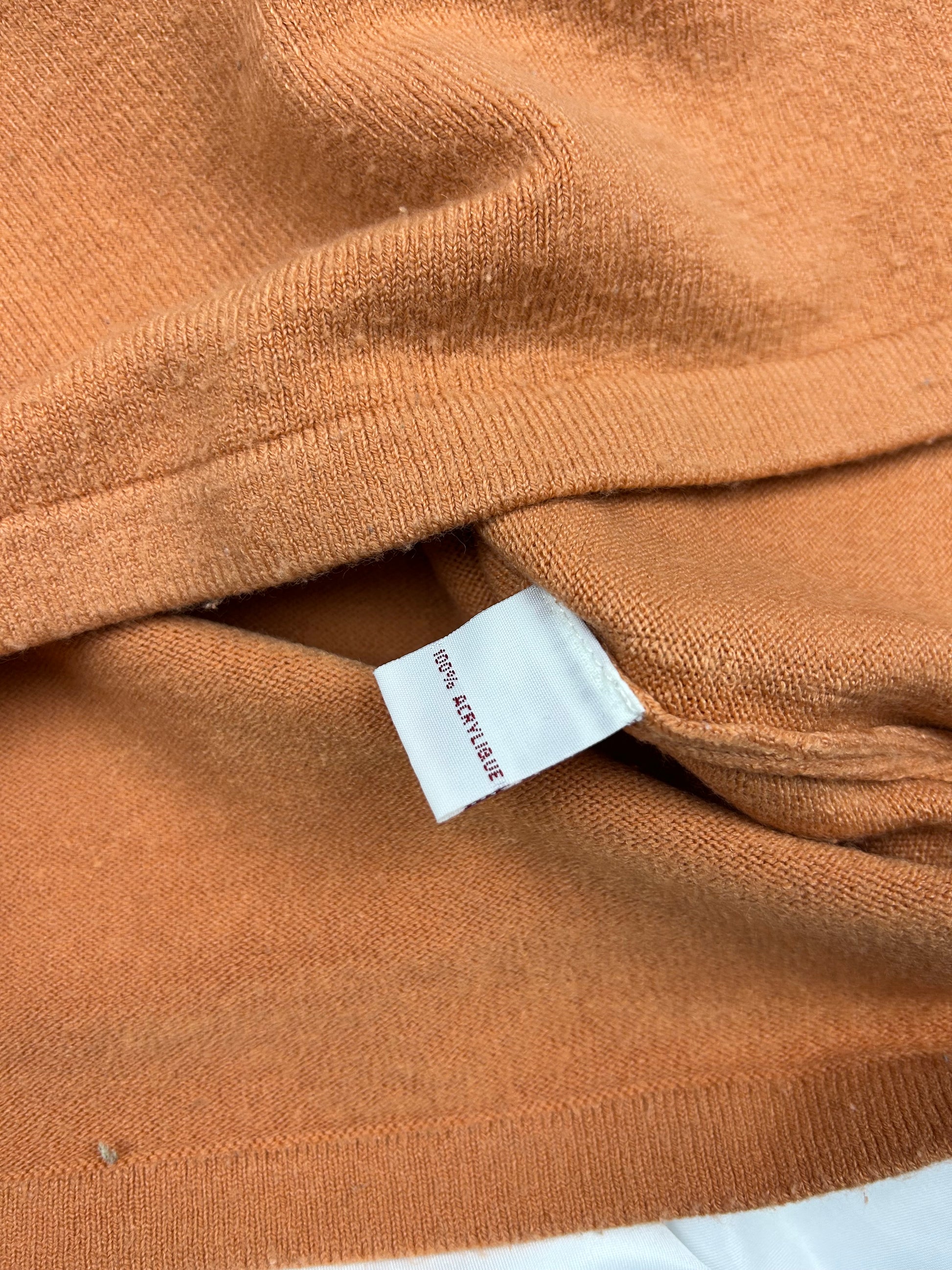 Orange turtleneck jumper (S/M)