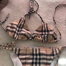 Load image into Gallery viewer, Burberry- Nova check bikini set