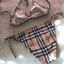 Load image into Gallery viewer, Burberry- Nova check bikini set