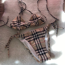 Load image into Gallery viewer, Burberry- Nova check bikini set